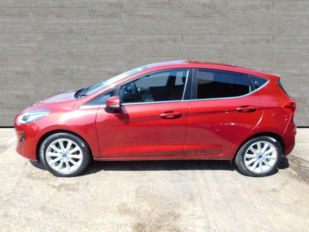 Ford Fiesta 1.0T Ecoboost Titanium Euro 6 S S... AO67HBL Red #5