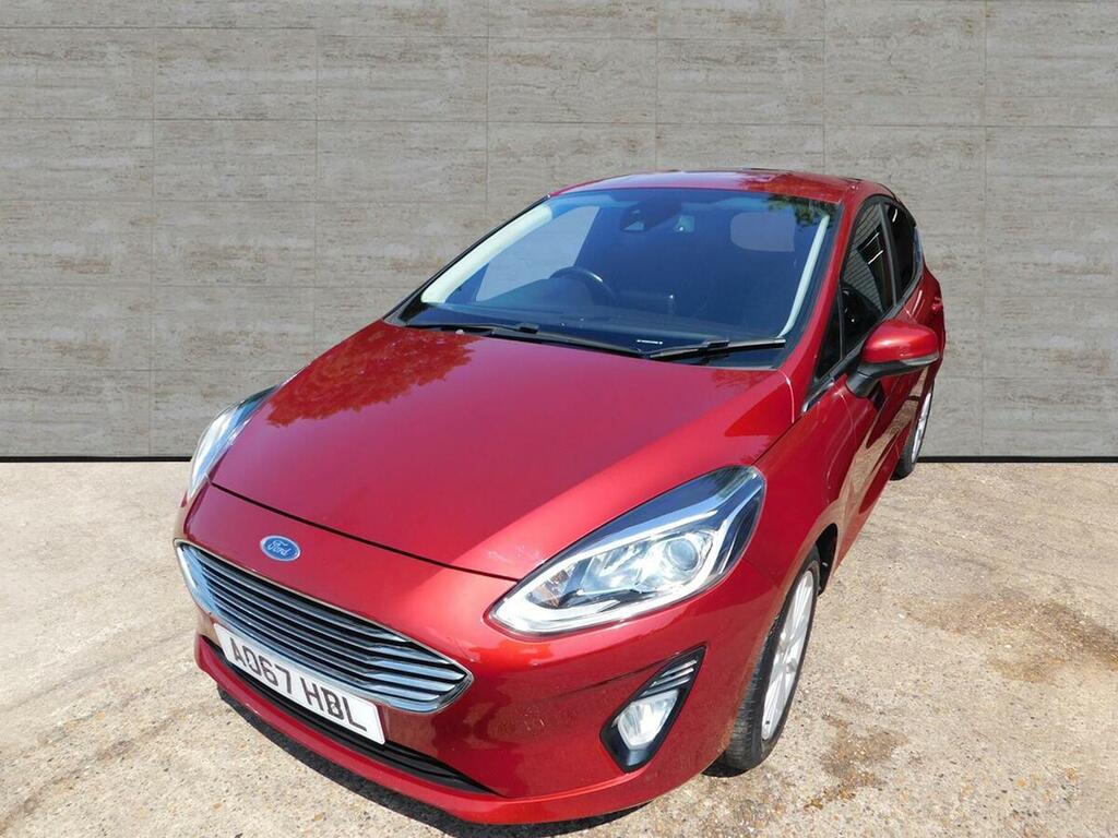 Ford Fiesta 1.0T Ecoboost Titanium Euro 6 S S... AO67HBL Red #3
