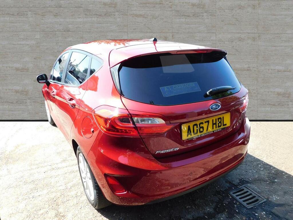 Ford Fiesta 1.0T Ecoboost Titanium Euro 6 S S... AO67HBL Red #4