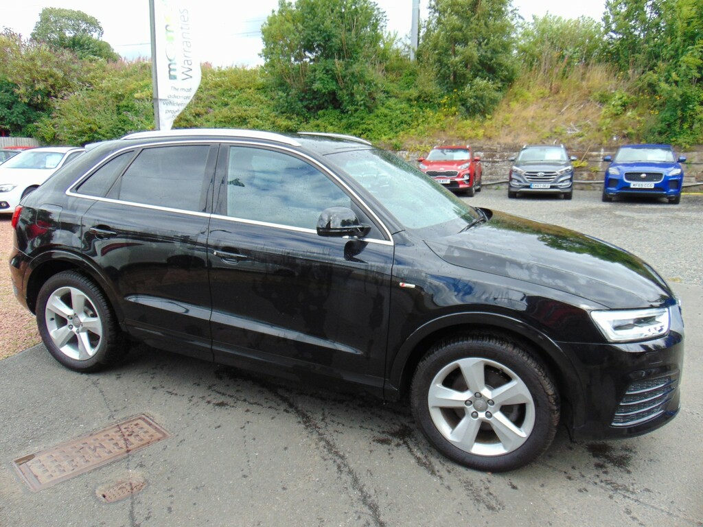 Audi Q3 Suv 2.0 Tfsi S Line Mot June 2027 Full Dealer Black #2
