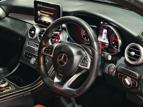 Mercedes-Benz C Class Saloon 2.0 C200 Sport Premium G-tronic Euro 6 Black #18