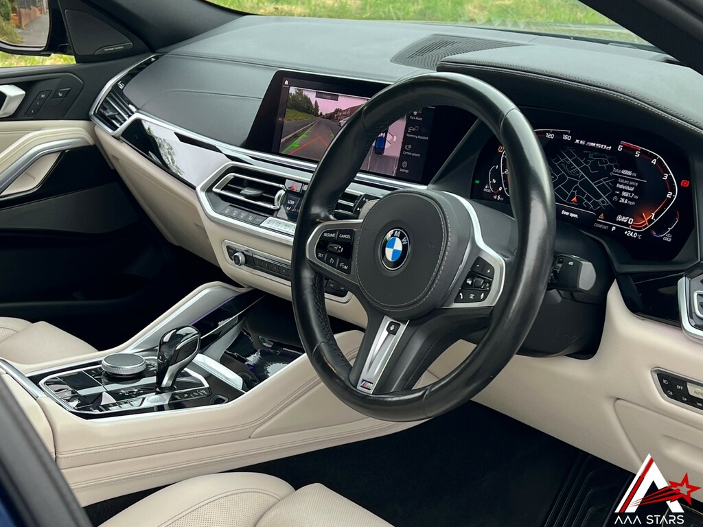 BMW X6 3.0 M50d Xdrive Euro 6 Ss Blue #3