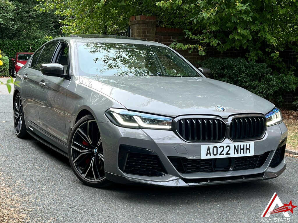 BMW 5 Series 4.4 M550i V8 Steptronic Xdrive Euro 6 Ss Grey #4