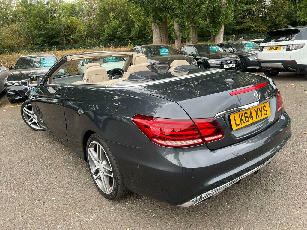 Mercedes-Benz E Class Convertible 2.1 E220 Cdi Amg Sport Cabriolet G-tro LK64XYS Grey #4