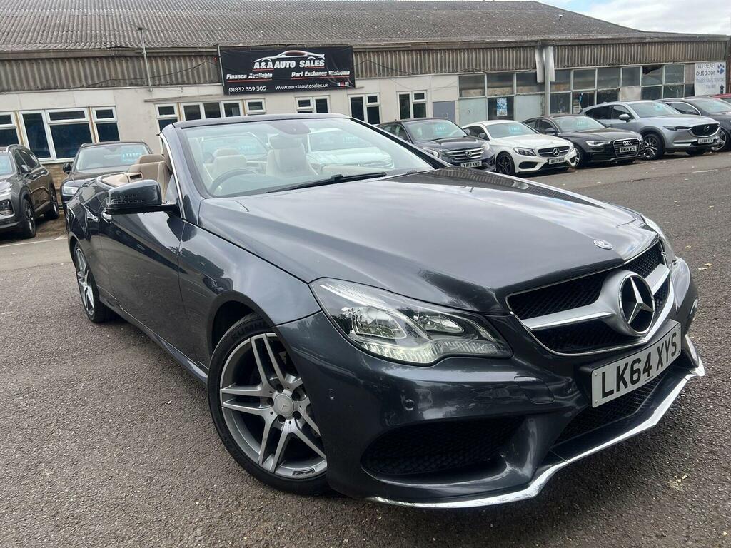 Mercedes-Benz E Class Convertible 2.1 E220 Cdi Amg Sport Cabriolet G-tro Grey
