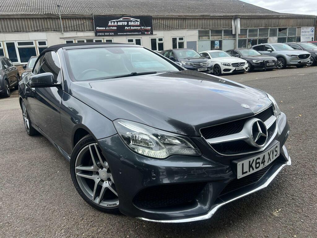 Mercedes-Benz E Class Convertible 2.1 E220 Cdi Amg Sport Cabriolet G-tro LK64XYS Grey #5