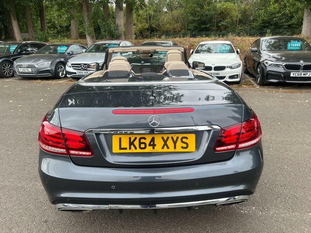 Mercedes-Benz E Class Convertible 2.1 E220 Cdi Amg Sport Cabriolet G-tro LK64XYS Grey #3
