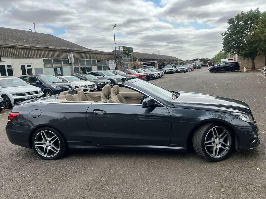 Mercedes-Benz E Class Convertible 2.1 E220 Cdi Amg Sport Cabriolet G-tro LK64XYS Grey #2