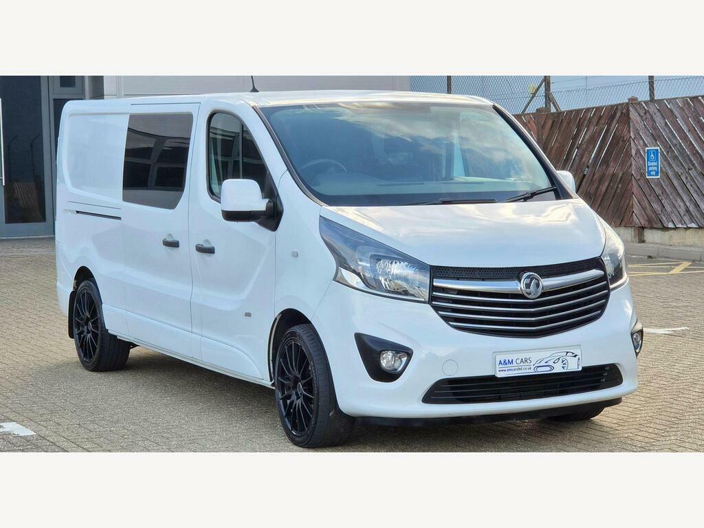 Vauxhall Vivaro 1.6 Cdti 2900 Biturbo Sportive Crew Van L2 H1 Euro White #3