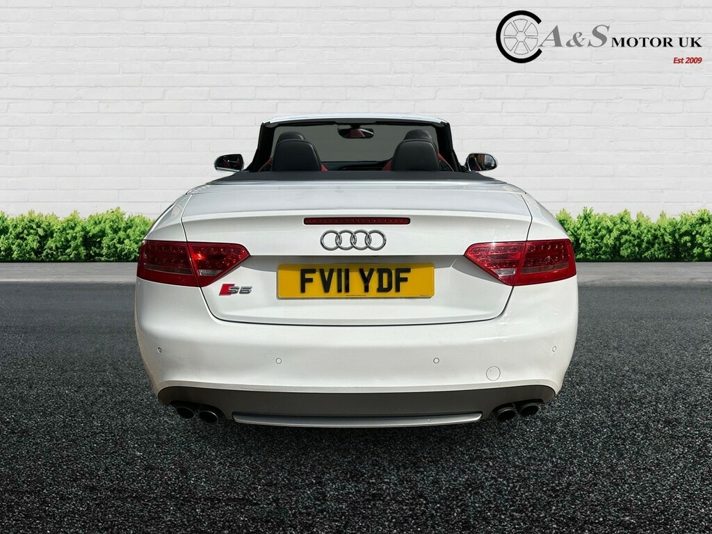 Audi S5 Convertible 3.0 Tfsi V6 201111 White #5