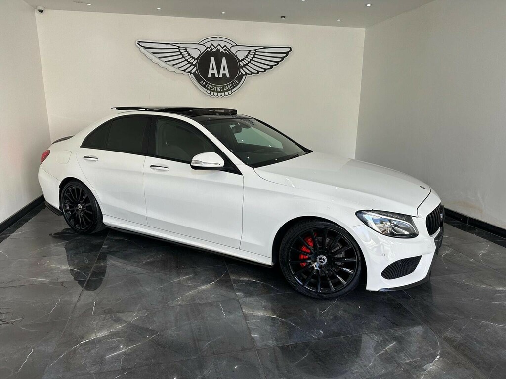 Mercedes-Benz C Class 2.0 C200 Amg Line 7G-tronic Euro 6 Ss White