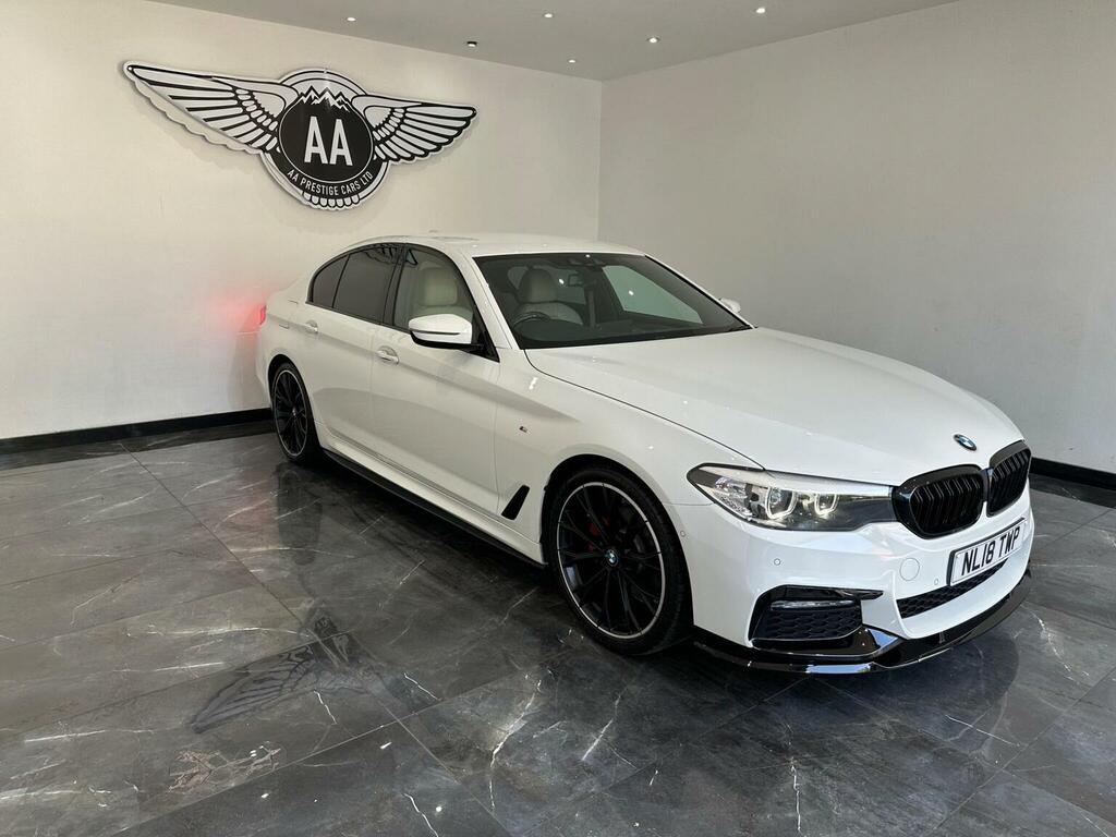 BMW 5 Series 2.0 520D M Sport Euro 6 Ss White #5