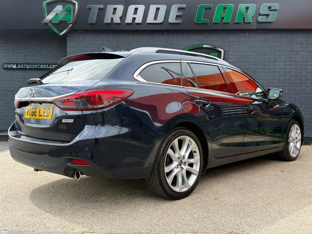Mazda 6 Estate 2.2 Skyactiv-d Sport Nav Euro 6 Ss Blue #8