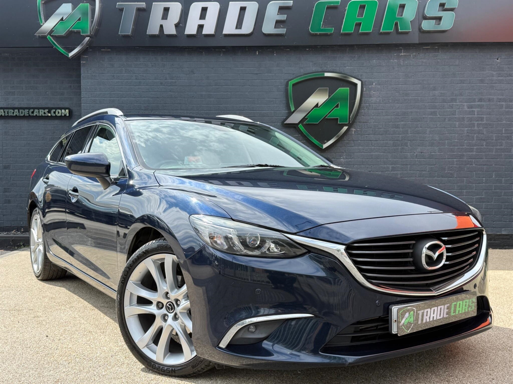 Mazda 6 Estate 2.2 Skyactiv-d Sport Nav Euro 6 Ss Blue #50