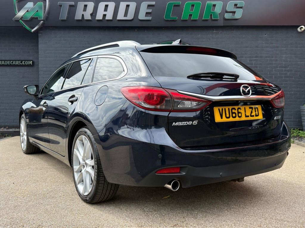 Mazda 6 Estate Blue #5