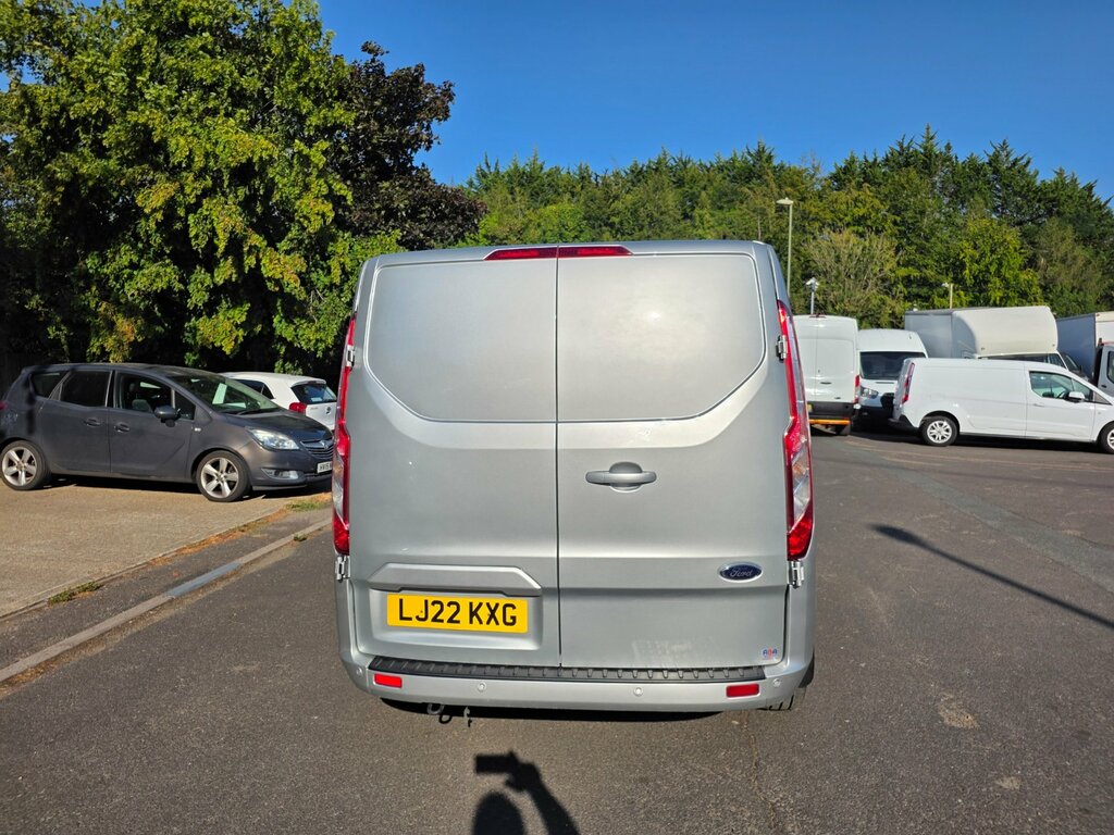 Ford Transit Custom 2.0 320 Ecoblue Limited Crew Van Double Cab Di LJ22KXG Silver #5