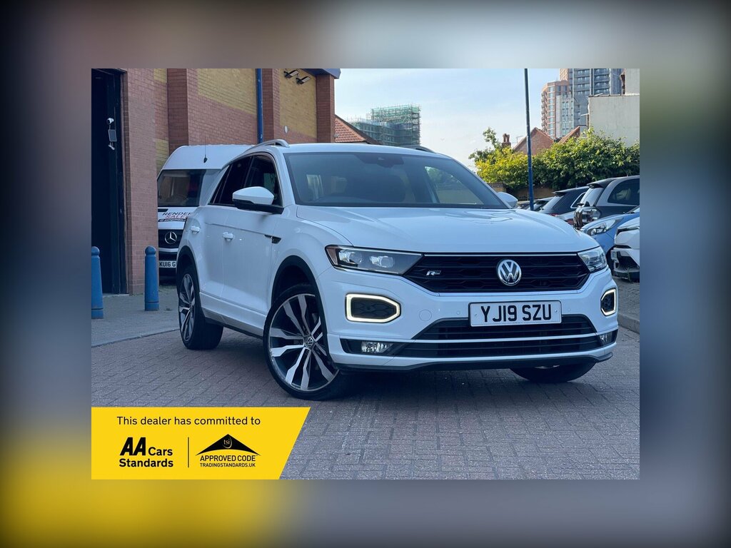 Volkswagen T-Roc 1.6 Tdi R-line Suv Euro 6 Ss White