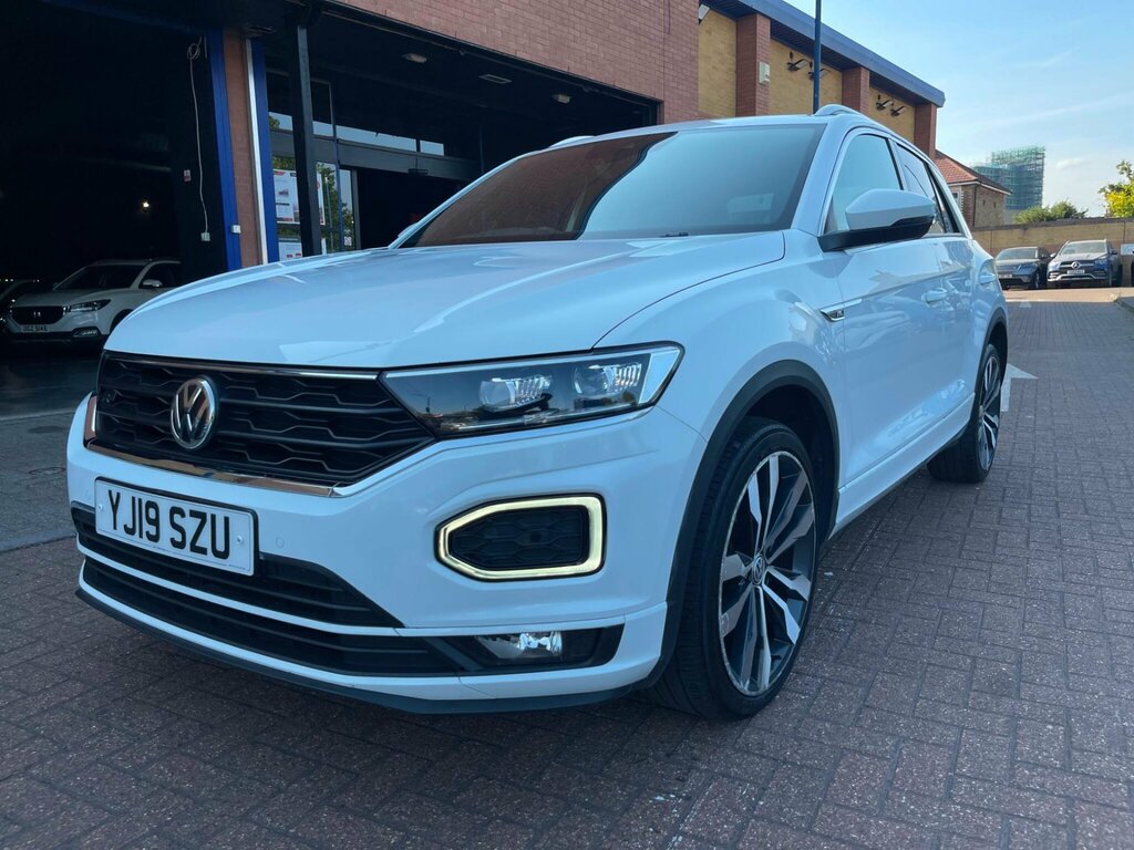 Volkswagen T-Roc 1.6 Tdi R-line Suv Euro 6 Ss YJ19SZU White #3