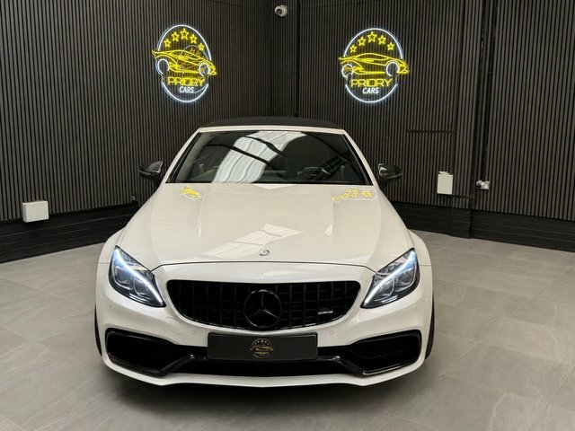 Mercedes-Benz C Class 4.0 C63 V8 Biturbo Amg S Premium Cabriolet P White #5