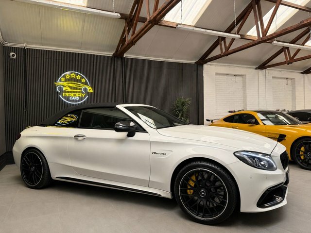 Mercedes-Benz C Class 4.0 C63 V8 Biturbo Amg S Premium Cabriolet P White #3