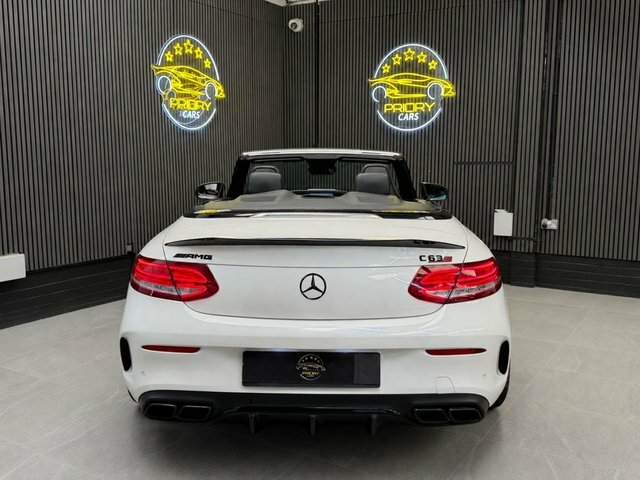 Mercedes-Benz C Class 4.0 C63 V8 Biturbo Amg S Premium Cabriolet P White #6