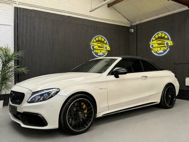 Mercedes-Benz C Class 4.0 C63 V8 Biturbo Amg S Premium Cabriolet P White #4