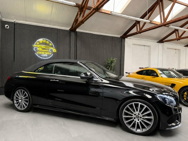 Mercedes-Benz C Class 2.1 C220d Amg Line Cabriolet G-tronic Black #3