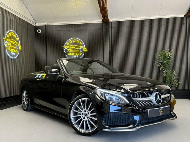 Mercedes-Benz C Class 2.1 C220d Amg Line Cabriolet G-tronic Black