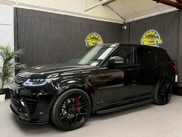 Land Rover Range Rover Sport 5.0 P575 V8 Svr Suv 4Wd Euro 6 S Black #3