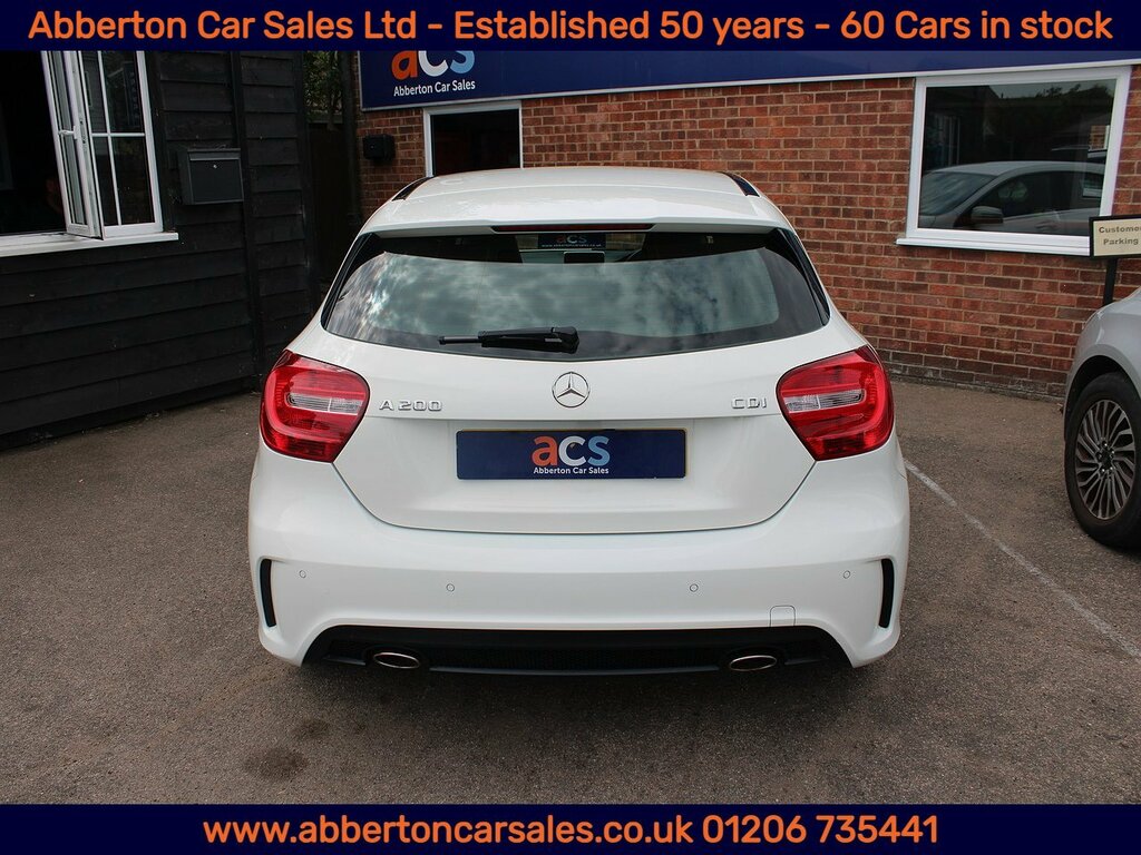 Mercedes-Benz A Class A200 Cdi Amg Sport KE15KUT White #5