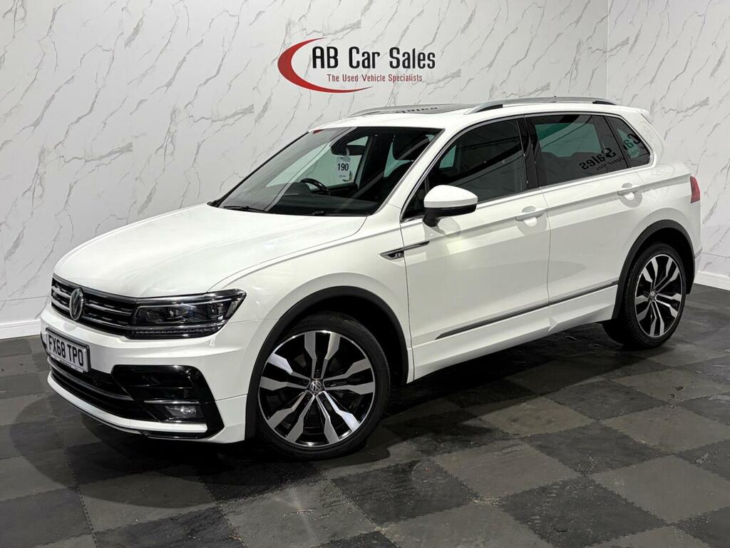 Volkswagen Tiguan 2.0 Tdi R-line Dsg Euro 6 Ss FX68TPO White