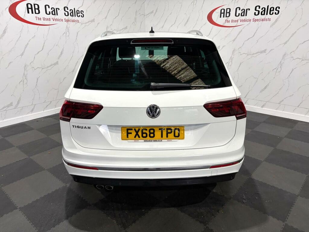 Volkswagen Tiguan 2.0 Tdi R-line Dsg Euro 6 Ss FX68TPO White #3