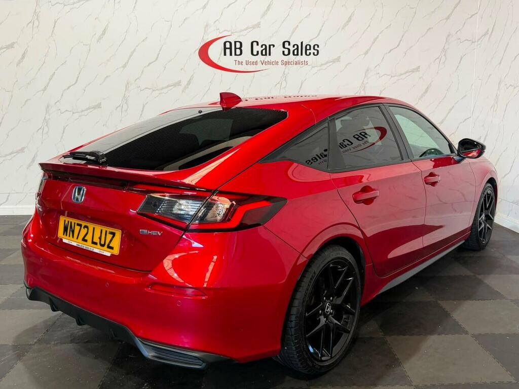 Honda Civic 2.0 H I-mmd Sport Ecvt Euro 6 Ss Red #5