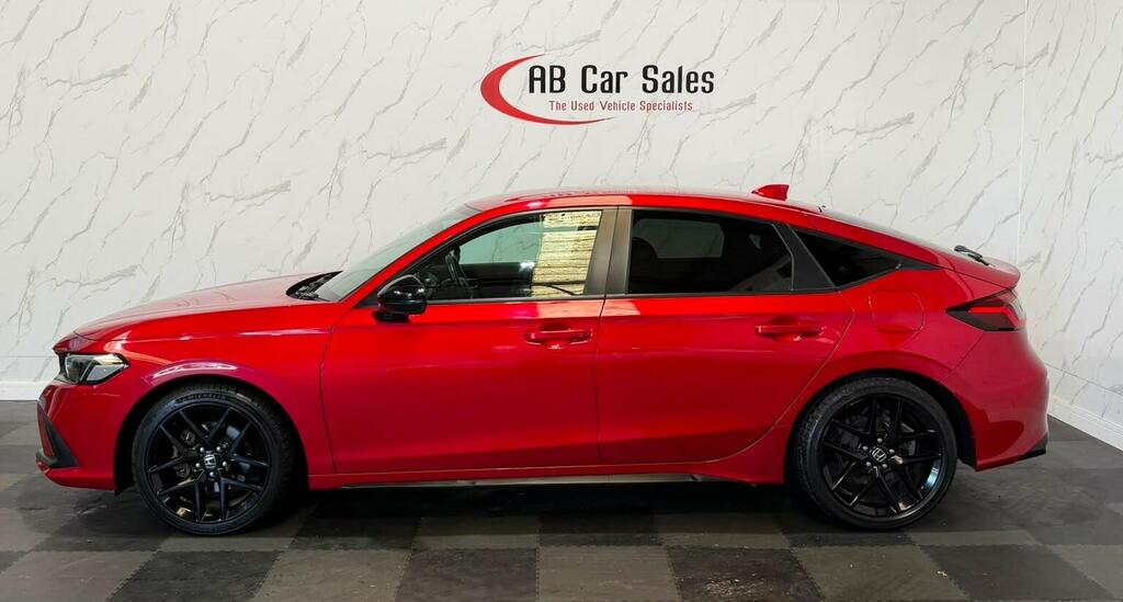 Honda Civic 2.0 H I-mmd Sport Ecvt Euro 6 Ss Red #4