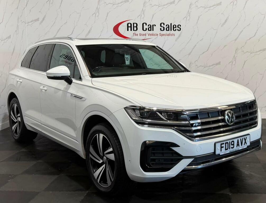 Volkswagen Touareg 3.0 Tdi V6 R-line Tech Tiptronic 4Motion Euro 6 S White #5