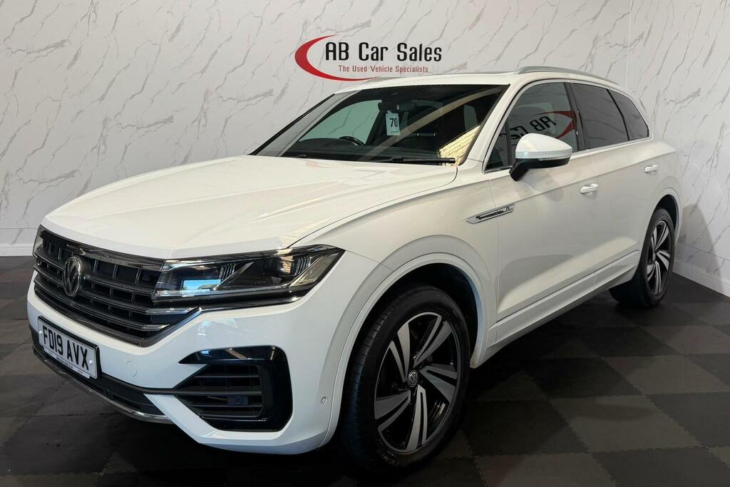 Volkswagen Touareg 3.0 Tdi V6 R-line Tech Tiptronic 4Motion Euro 6 S White #6