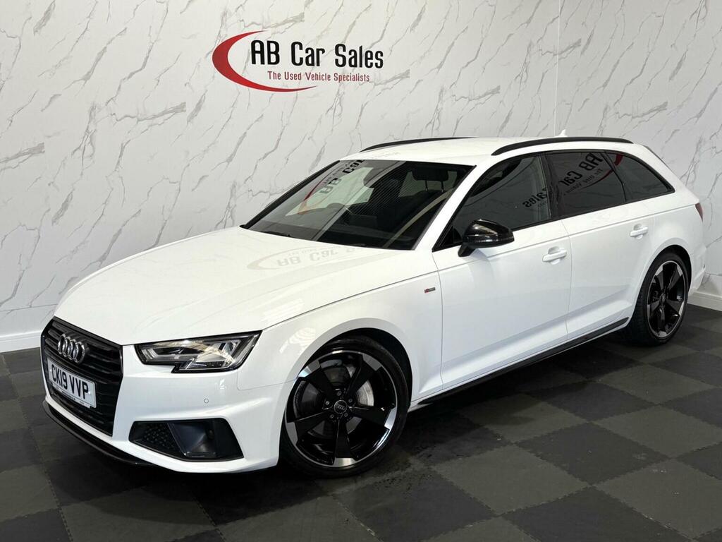 Audi A4 Avant 2.0 Tdi 40 Black Edition S Tronic Euro 6 Ss White
