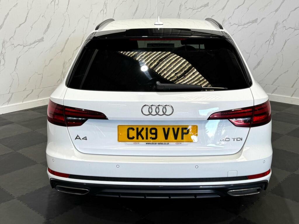Audi A4 Avant 2.0 Tdi 40 Black Edition S Tronic Euro 6 Ss White #3