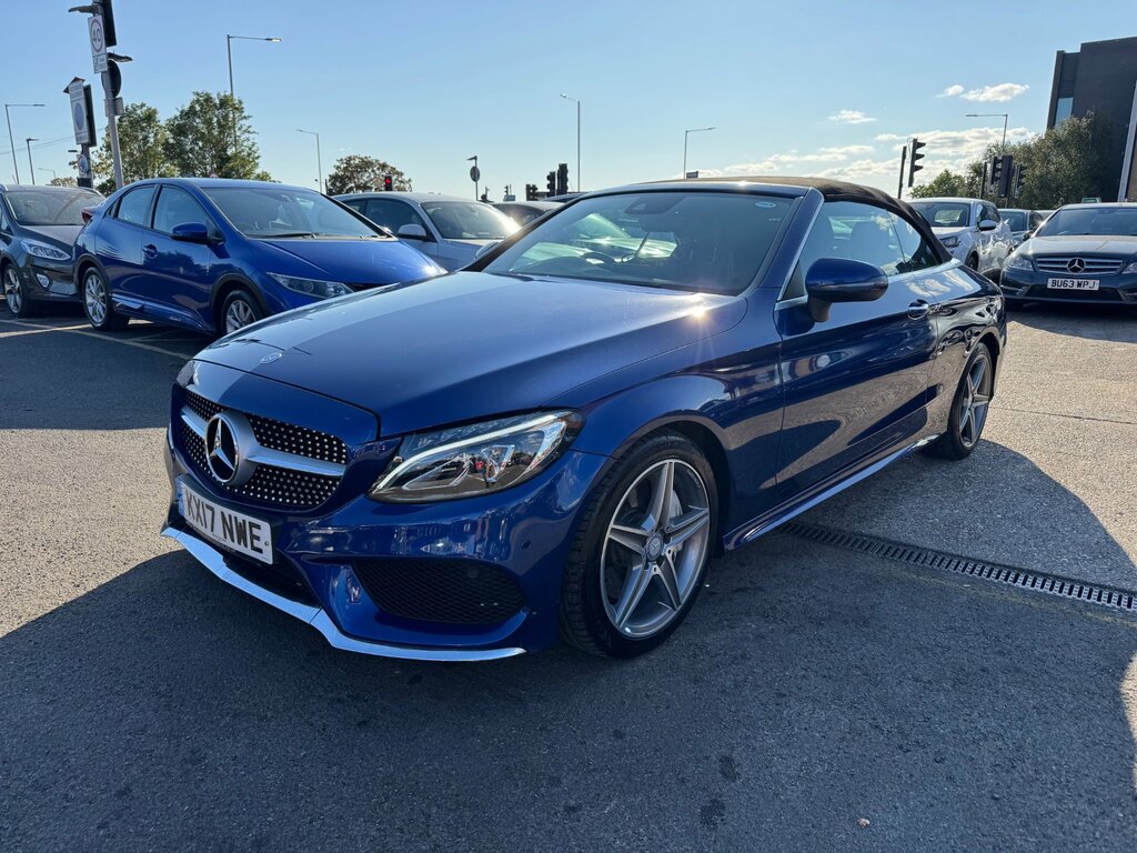 Mercedes-Benz C Class 2.1 C250d Amg Line Cabriolet G-tronic Blue #5
