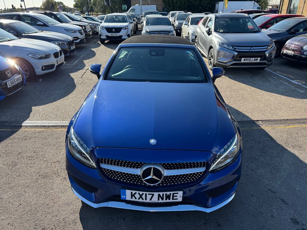 Mercedes-Benz C Class 2.1 C250d Amg Line Cabriolet G-tronic Blue #4