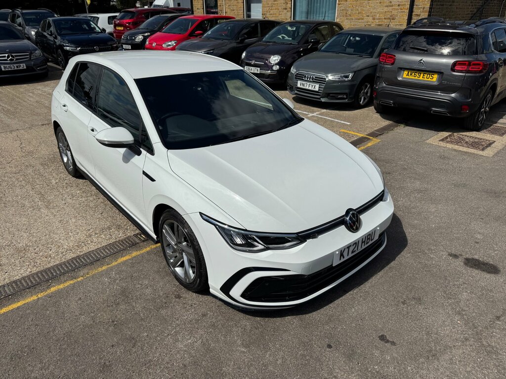 Volkswagen Golf 2.0 Tdi R-line Hatchback Dsg Euro 6 S White #5