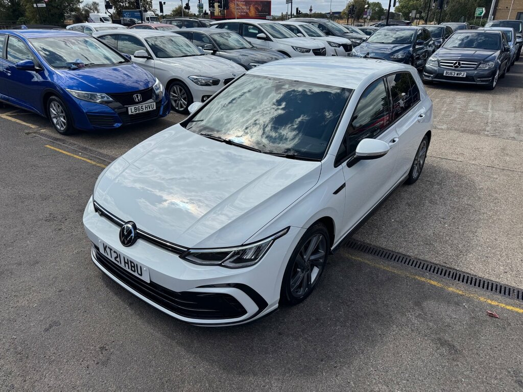Volkswagen Golf 2.0 Tdi R-line Hatchback Dsg Euro 6 S White