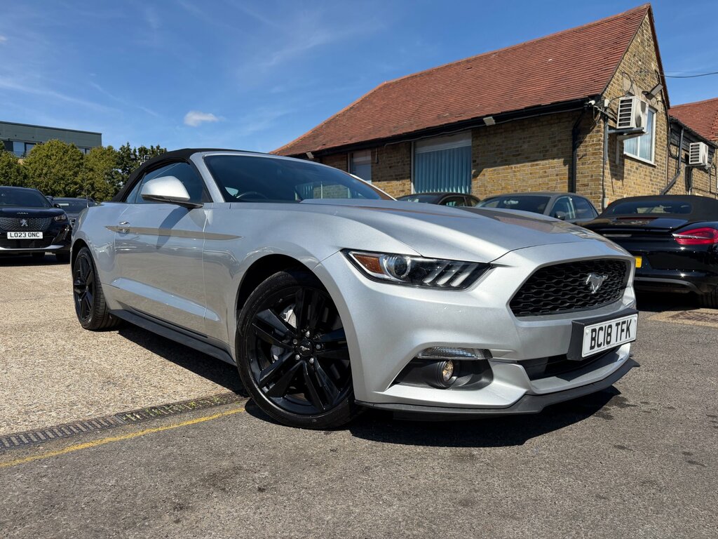 Ford Mustang 2.3T Ecoboost Convertible Selshift Euro Silver