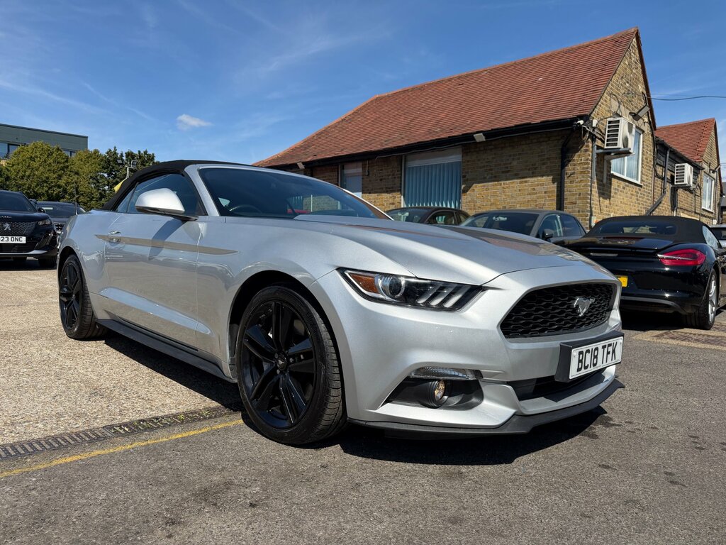 Ford Mustang 2.3T Ecoboost Convertible Selshift Euro Silver #2