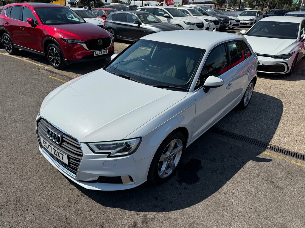Audi A3 2.0 Tfsi Sport Sportback S Tronic Euro White #2