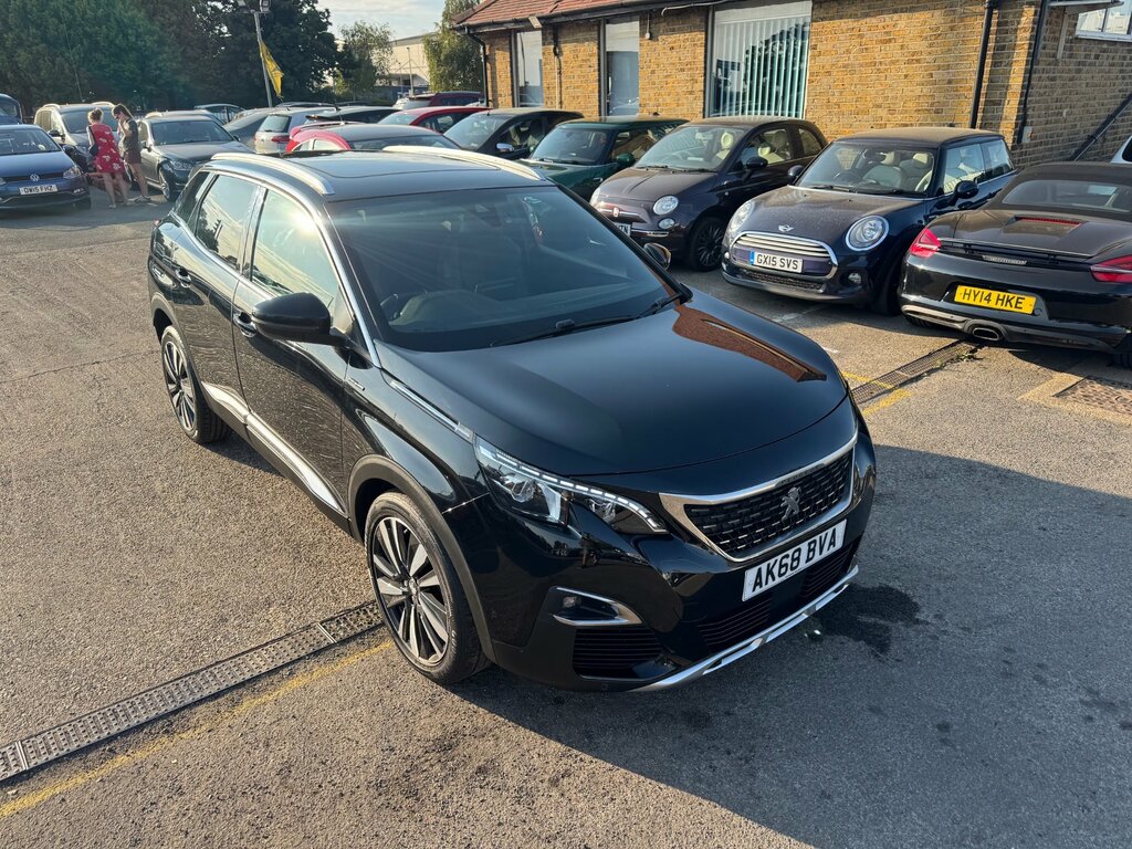 Peugeot 3008 1.5 Bluehdi Gt Line Premium Suv Eat Eur Black #2