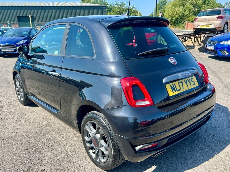 Fiat 500 S Euro 6Low Taxrear Black #3