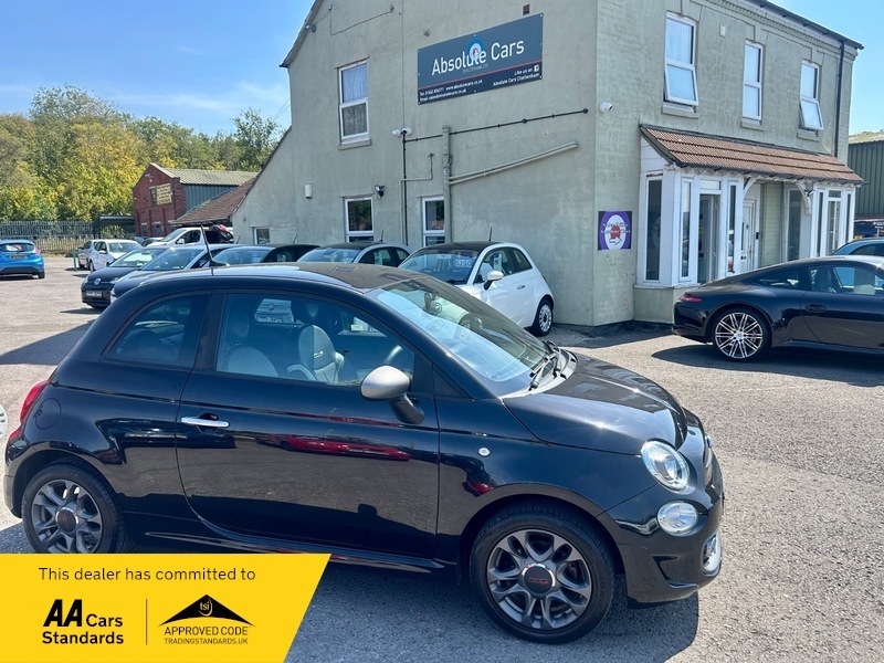Fiat 500 S Euro 6Low Taxrear Black