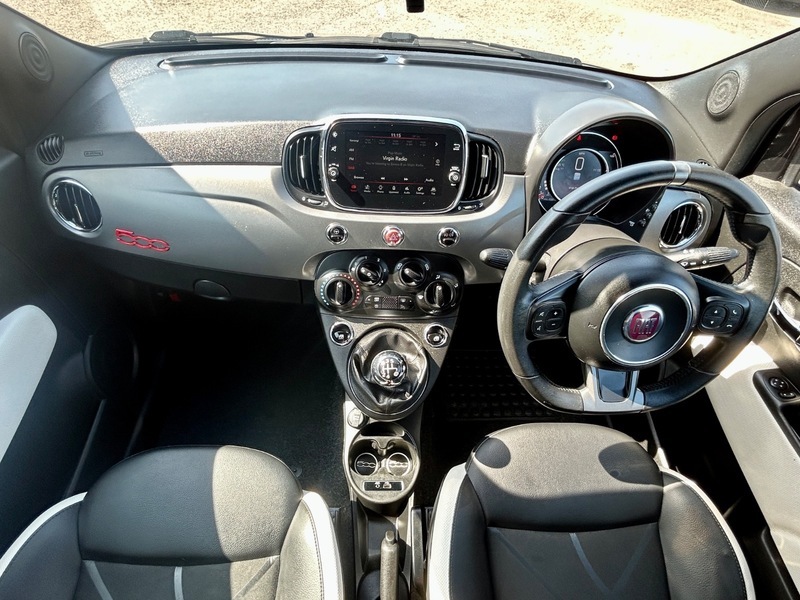 Fiat 500 S Euro 620 Taxrear Black #2