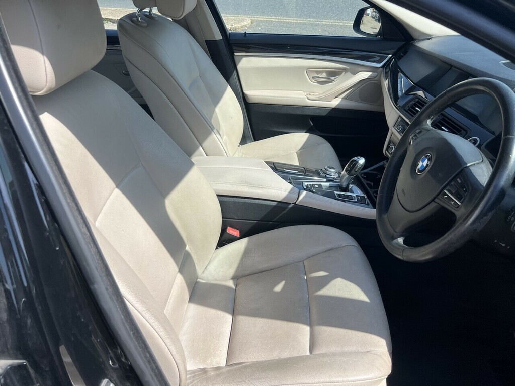 BMW 5 Series Saloon 2.0 520D Se Saloon 2012 Black #9